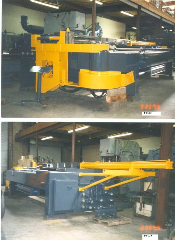 8", Coast Wallace Tube Pipe Bender, Model 8HRD, Counter Clockwise Right 210 Degrees, Hydraulic Mandrel Extractor, Serial Number 90 [B1804-6633]