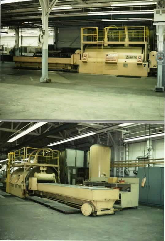 41,000 Tons, Verson Wheelon Fluid Cell Forming Press, Model 41000R-50-164, Forming Pressure 10,000 psi, two Trays Forming Depth 7" & 10" [P5206-15923]