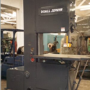 36" throat, Doall Zepher Vertical Band Saw, Model 36-WM, Height Under Guide 24", Variable Speed 50-1600 fpm, 10 hp Vari Drive, Serial Number HS4531736 [S0690-6779]