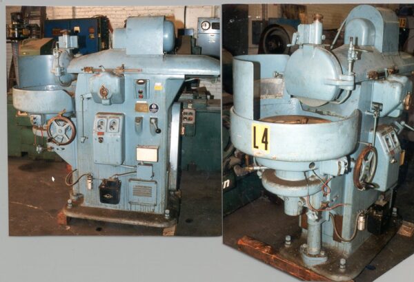 Slipmaterial Naxos Rotary Surface Grinder, Horizontal Spindle, Model PMS-400, Magnetic Chuck16" Diameter, Swing inPan 24", Height Under Stone 10.5", Serial Number 2463 [G8080-7087]