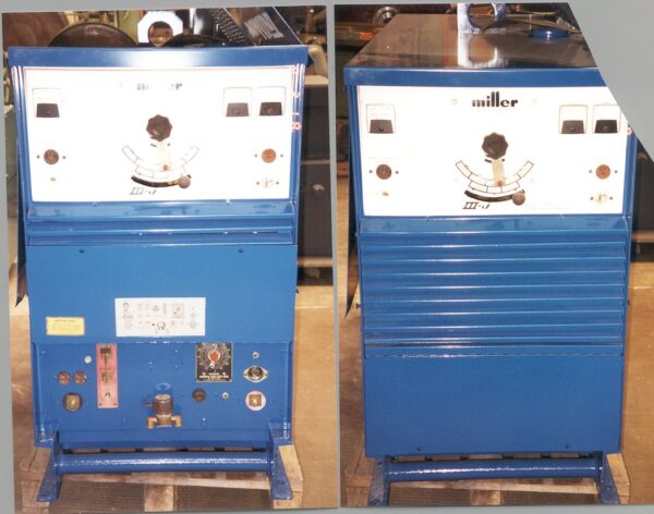 miller-trailblazer-ac-dc-portable-welder_amps-300-DC-400-AC_gas-engine-driven_Serial-71-601508_end-2-photos, 7167-2