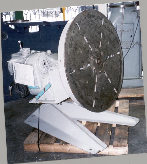 7237 1 P and H welding positioner 2500 lbs mdl WP 2 tilt rotary tbl 42 in dia Serial WP 2701 - Century Machinery