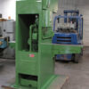 50 ton, Hanniffin C- Frame Hydraulic Straightening Press, Model S500A, Stroke 16", Bed 12" x 84" Bed, Throat Depth 10", Daylight 20" bottom Ram,, Serial Number C-80781 [P5298-8719]