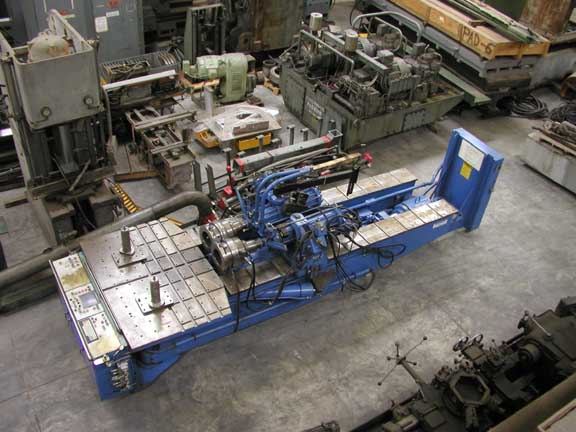 9040 3 hufford cnc stretch wrap forming press A7B 30T BJ 330 in 6 in jaws Serial 81087 Dwn NOT HOOK UP 1 - Century Machinery