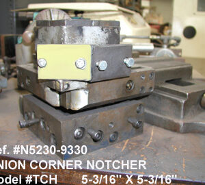 5.1875" x 5.1875" Union V-Notching Die, To be used in all type of presses, Throat Depth 6", Model TCH, Cast Serial Number B7010LN [N5230-9330]