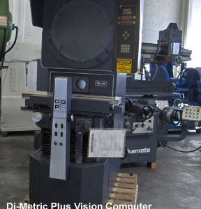 20", OGP Optical Comparator, Model QL20S, Di Plus Vision Computer,Table 8" x 32" Power Feed X & Y Axis, Serial Number QL 200198 [C3806-9554]