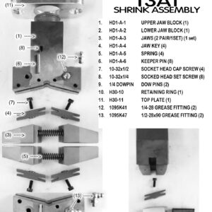 Marchant-T3A1-Shrinking-Jaw-Assembly-Breakdown, S8160-2