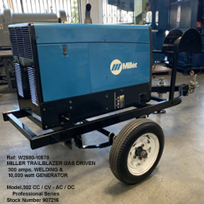 miller-trailblazer-model-302-cc-cv-ac-dc-300-amp.-welder-10000-watt-generator-professional-series-stock-90786-Serial-LE4240-trailer-mounted-R-LS, W2580-10578-12