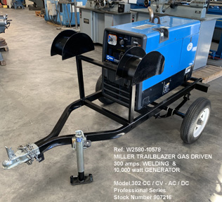 miller-trailblazer-model-302-cc-cv-ac-dc-300-amp.-welder-10000-watt-generator-professional-series-stock-90786-Serial-Number-LE4240-trailer-mounted-Coupler-to-R-S, W2580-10578-3