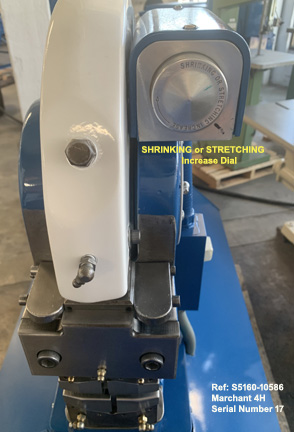 marchant-4H-hyd-shrinking-stretching-machine-cap.-0.375-in.-al-1-shrink-jaws-1-stretch-jaw-assembly-7.5-hp-Serial-17-Blue-Increase-Adj.-Dial, Ref 10586-7