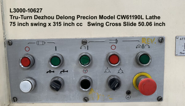 Tru-Turn-Dezhou-Delong-Precion-Model-CW61190L-Lathe-75-in-x-315-in-cc-CU-Ctl 10627-6